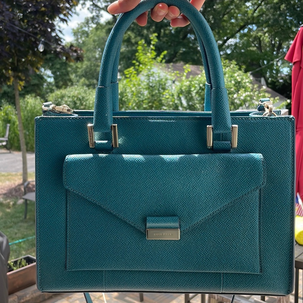 Teal Cole Haan Crossbody Purse